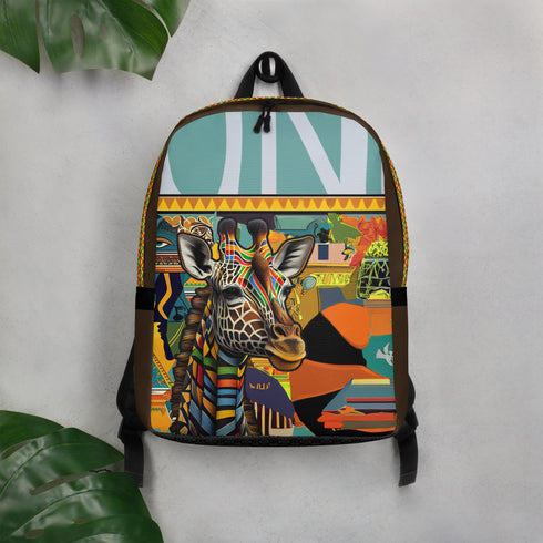 Giraffe Mama Africa Backpack